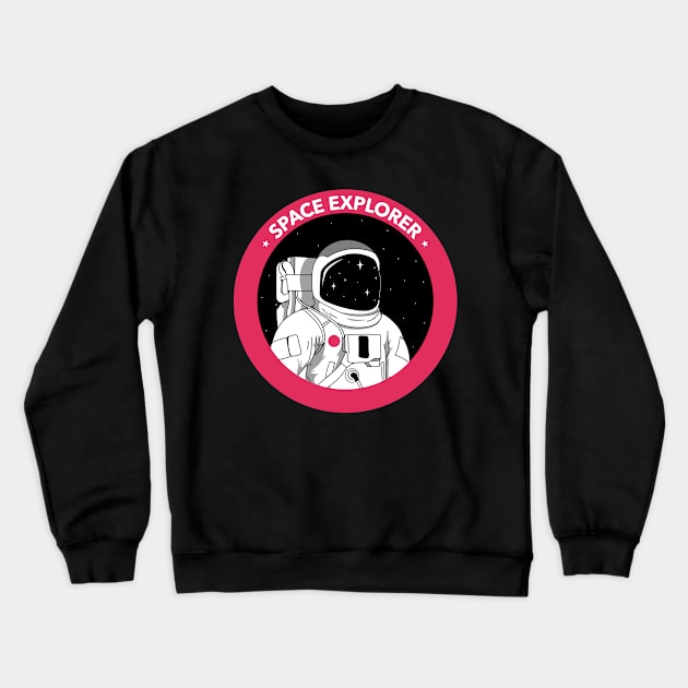 Space Explorer Crewneck Sweatshirt by ForEngineer